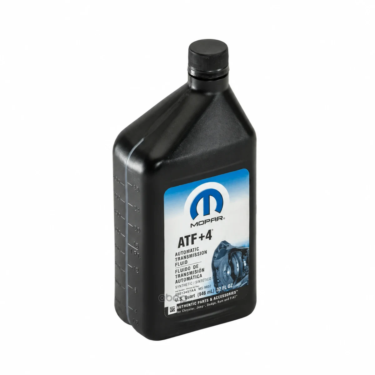 Трансмиссионное масло Mopar ATF+4 68218057AA объёмом 0,946 л